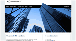 Desktop Screenshot of modernbank.com