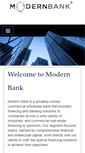 Mobile Screenshot of modernbank.com